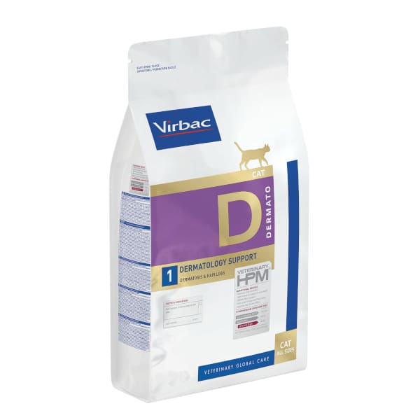 Virbac Dermatology Support veterinārā kaķu barība ādai 3 kg